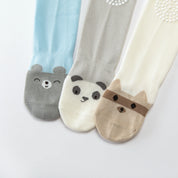 Baby’s Anti-Slip Knee Pad Crawling Socks 3-Pack