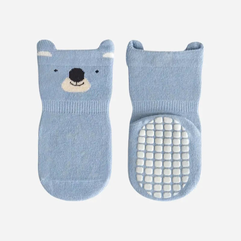 Babies Little Pumpkin Grip Socks-4 Pairs