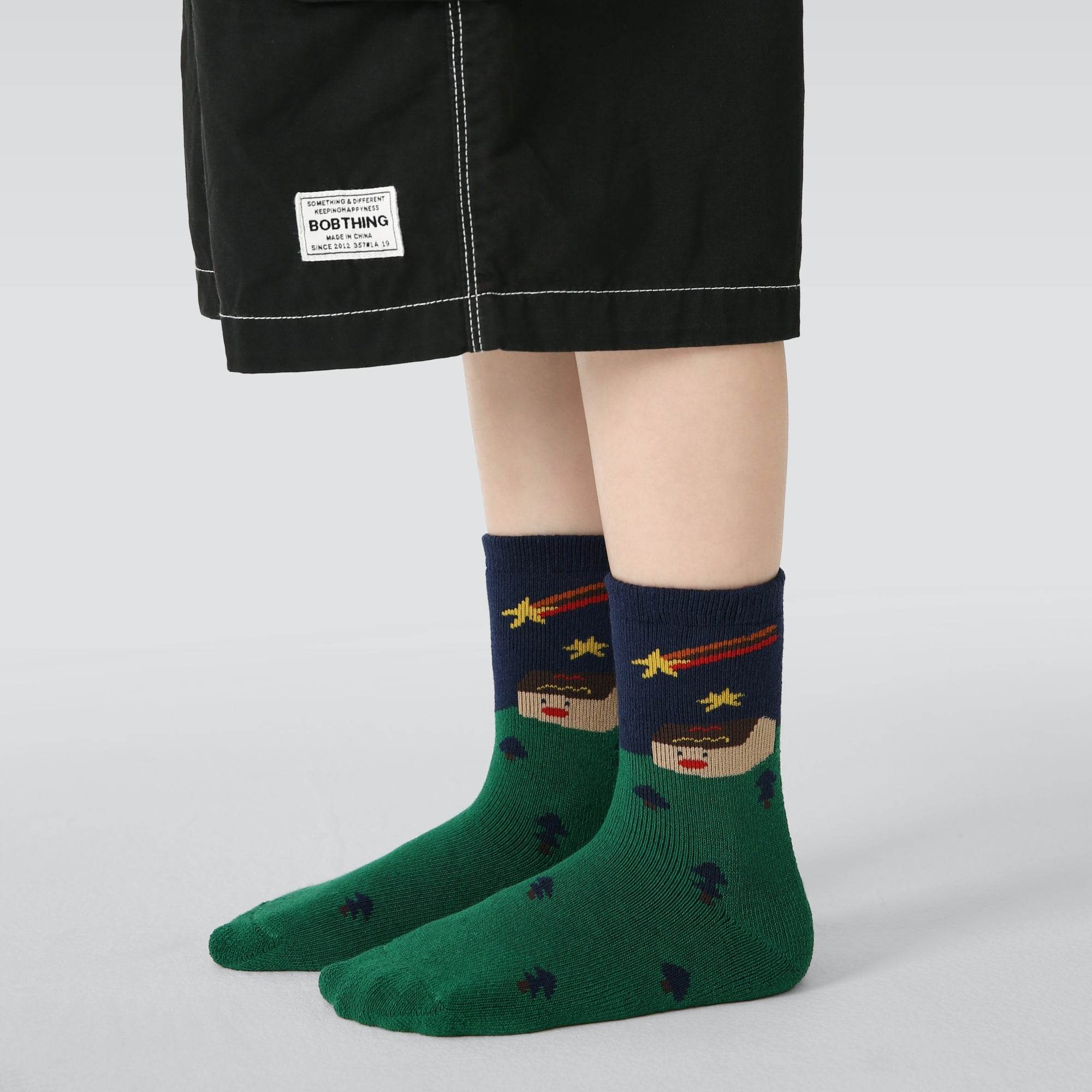 Kid's The Illustrated Adventures Socks-5 pack - Weavasocks