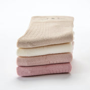 Baby’s Minimalist Line Art Ribbed Socks 4-Pack