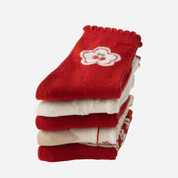Kid's Girls' Holiday Cherry Crew Socks - 5 Pairs - Weavasocks