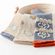 Baby’s Artsy Doodles' Textured Cloud & Flower Knee-High 3-Pack