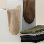 Men's 80% Cotton Drop-Needle Business Crew