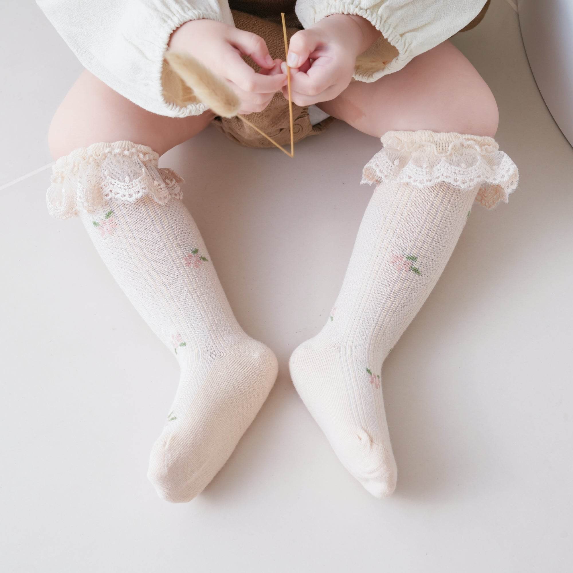 Babies The Fairytale Bloom Knee-Highs-3 pack - Weavasocks