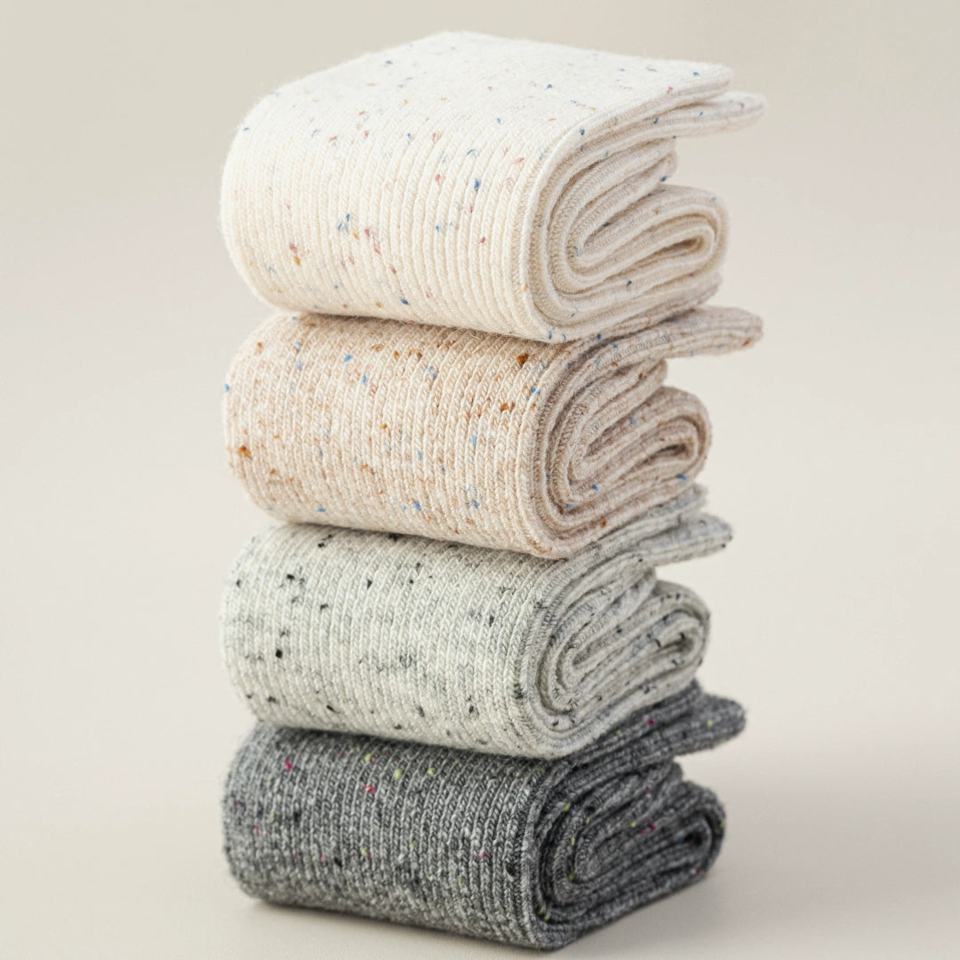 Confetti Ribbed Knit Socks