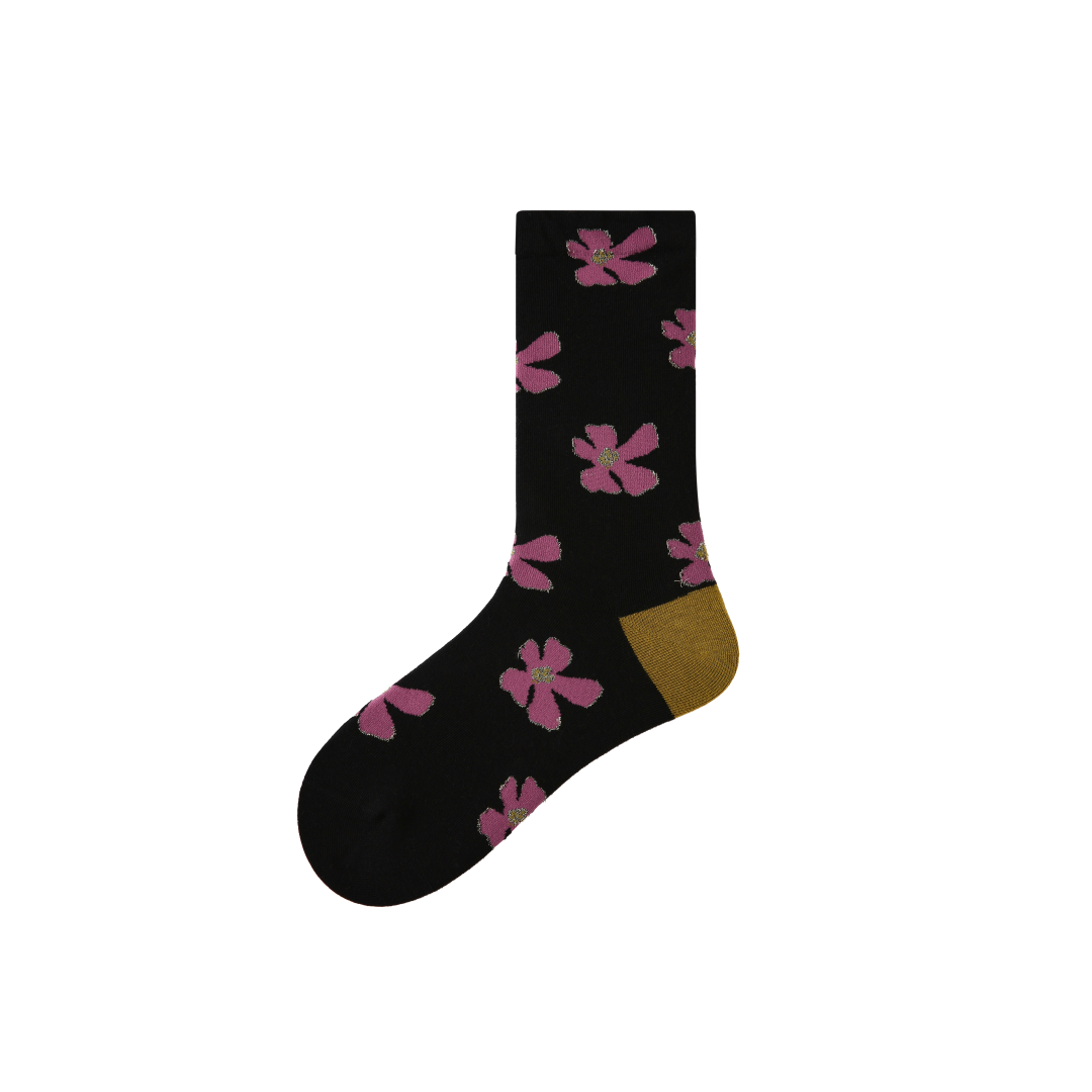 Floral Plaid Socks