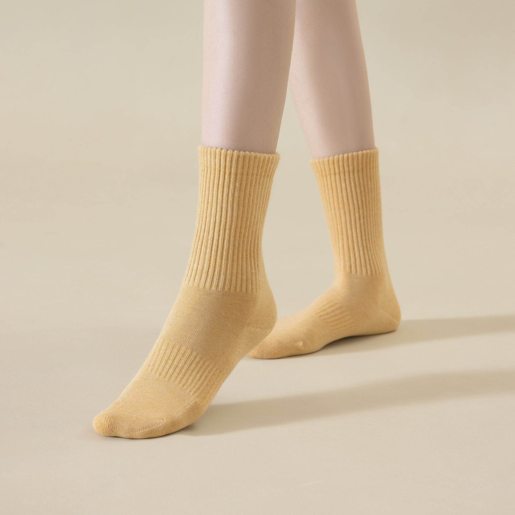 Women's Cloud-Terry Cushioned Crew Socks - 5 Pairs