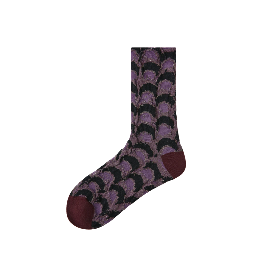 Jacquard Crew Socks