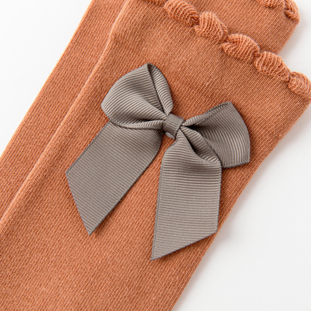 Baby’s Grosgrain Bow Knee-High Socks 3-Pack