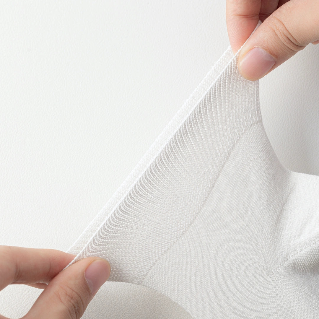 Men's 98% Cotton Ultra-Thin Non-Binding Ankle Socks - product photo showing soft cotton-rich comfort