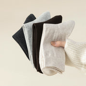 Women's 99% Cotton Cushion Sole Long Crew Socks