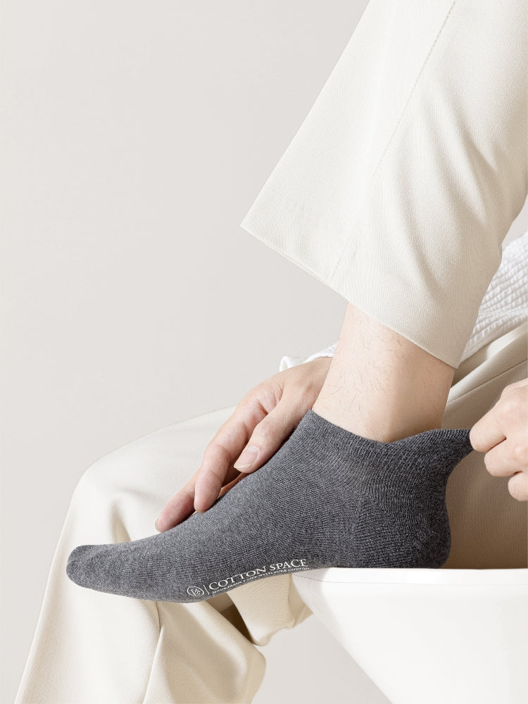 Men's Cotton Liner Low-Cut Socks-1 Pack