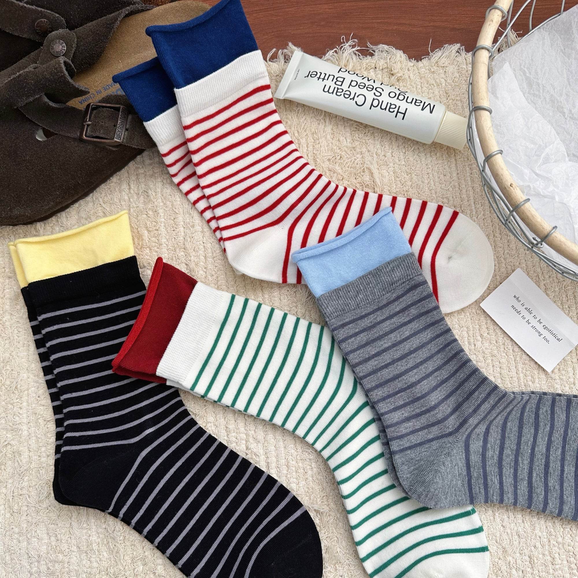 Women's Varsity Stripe Athleisure Socks - Single Pair