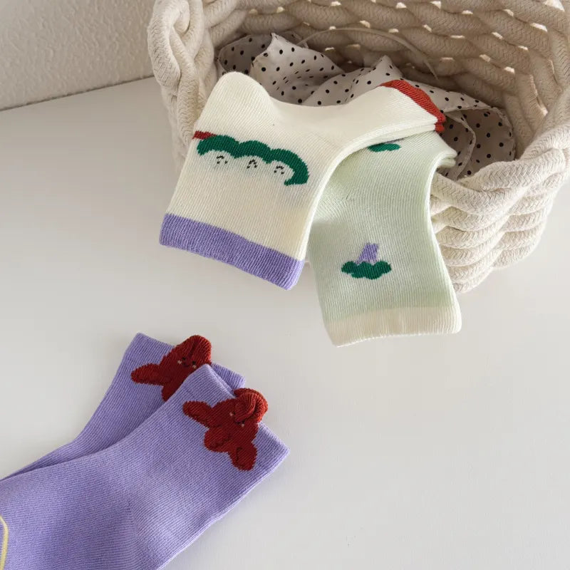 Babies Octopus'S Garden Socks-3 Pairs