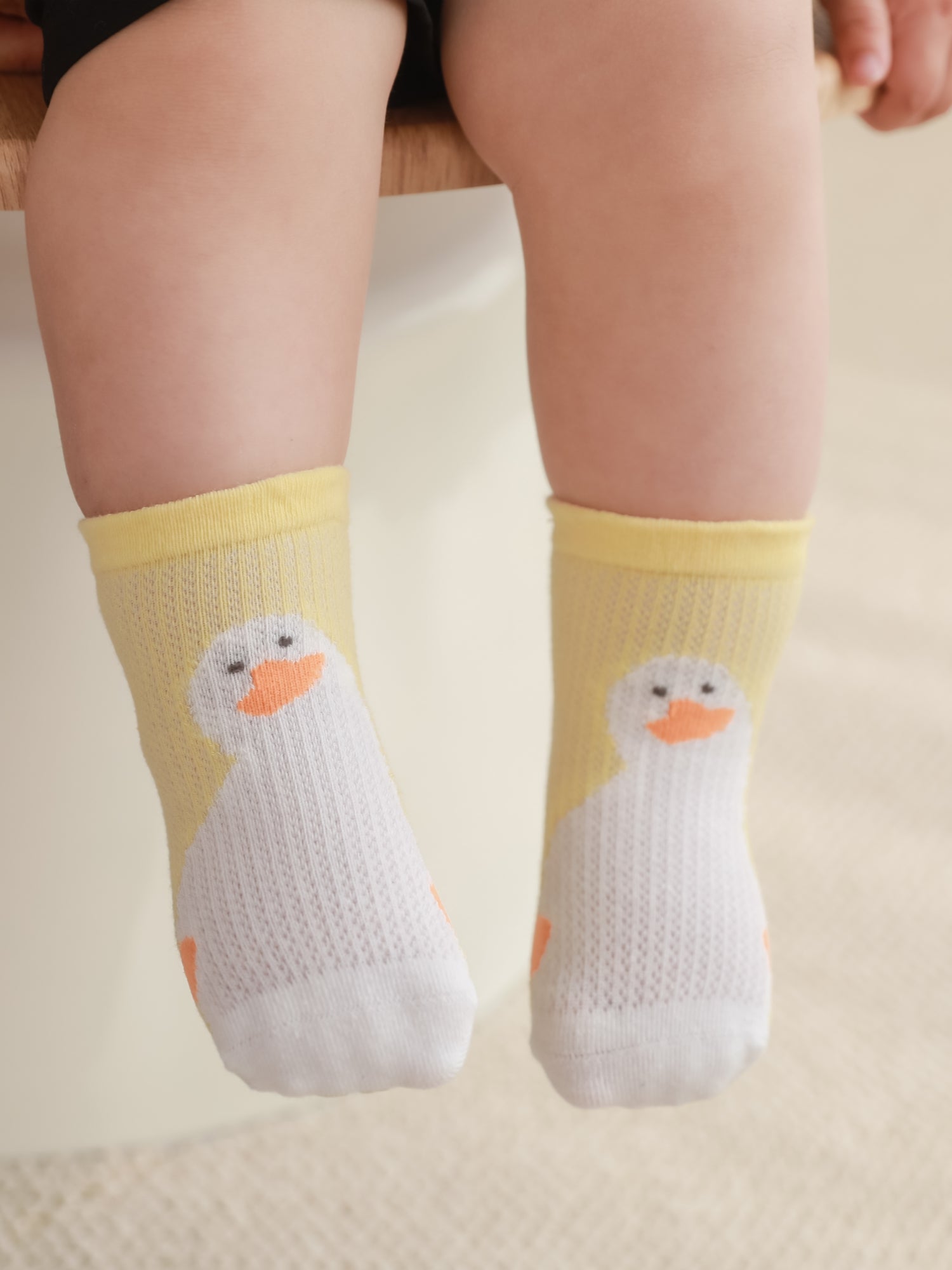 Babies' Mesh Grip Socks-3 Pack