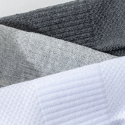 "Titan Mesh" Big & Tall Men's Low-Cut Socks - product photo showing breathable mesh comfort