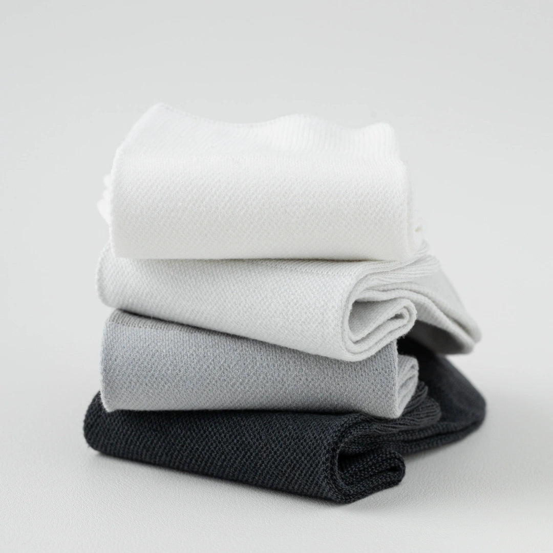 Men's 99% Supima® Cotton Ultra-Soft Mesh Crew Socks - product photo showing breathable mesh comfort