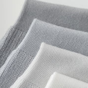 Men's Silk & Modal Non-Binding Loose Cuff Cooling Socks - detail photo showing modal and mulberry silk comfort