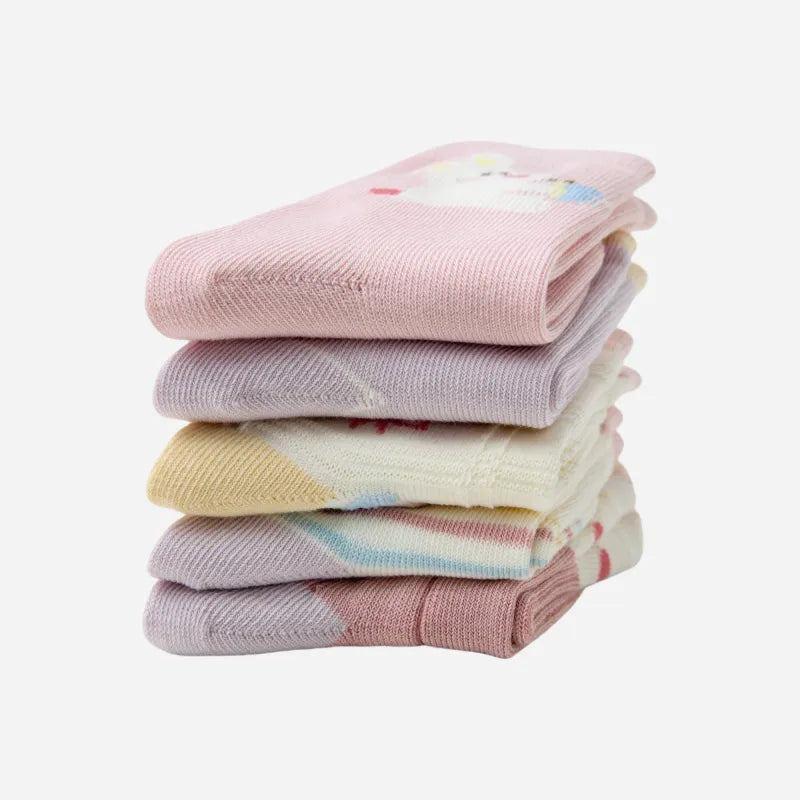 Babies The Spring Blossom Socks-5 Pairs