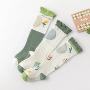 Baby & Toddler Cotton Crawling Knee-High Socks 3-Pack - sock set showing soft cotton comfort