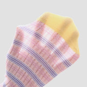 Women's Ombré Stripe Mesh Socks (3-Pack) - sock set showing breathable mesh comfort
