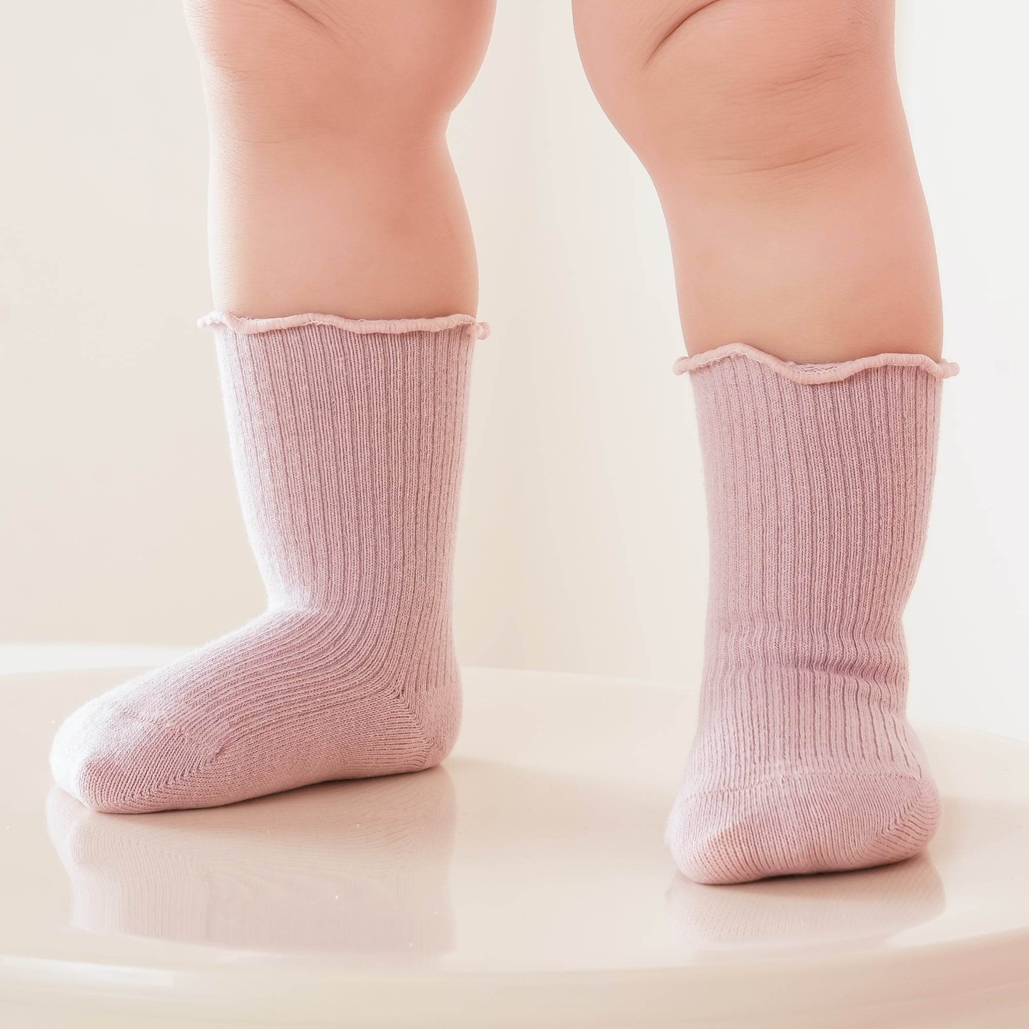 Babies The Ruffle Cuff Basics-3 pack - Weavasocks