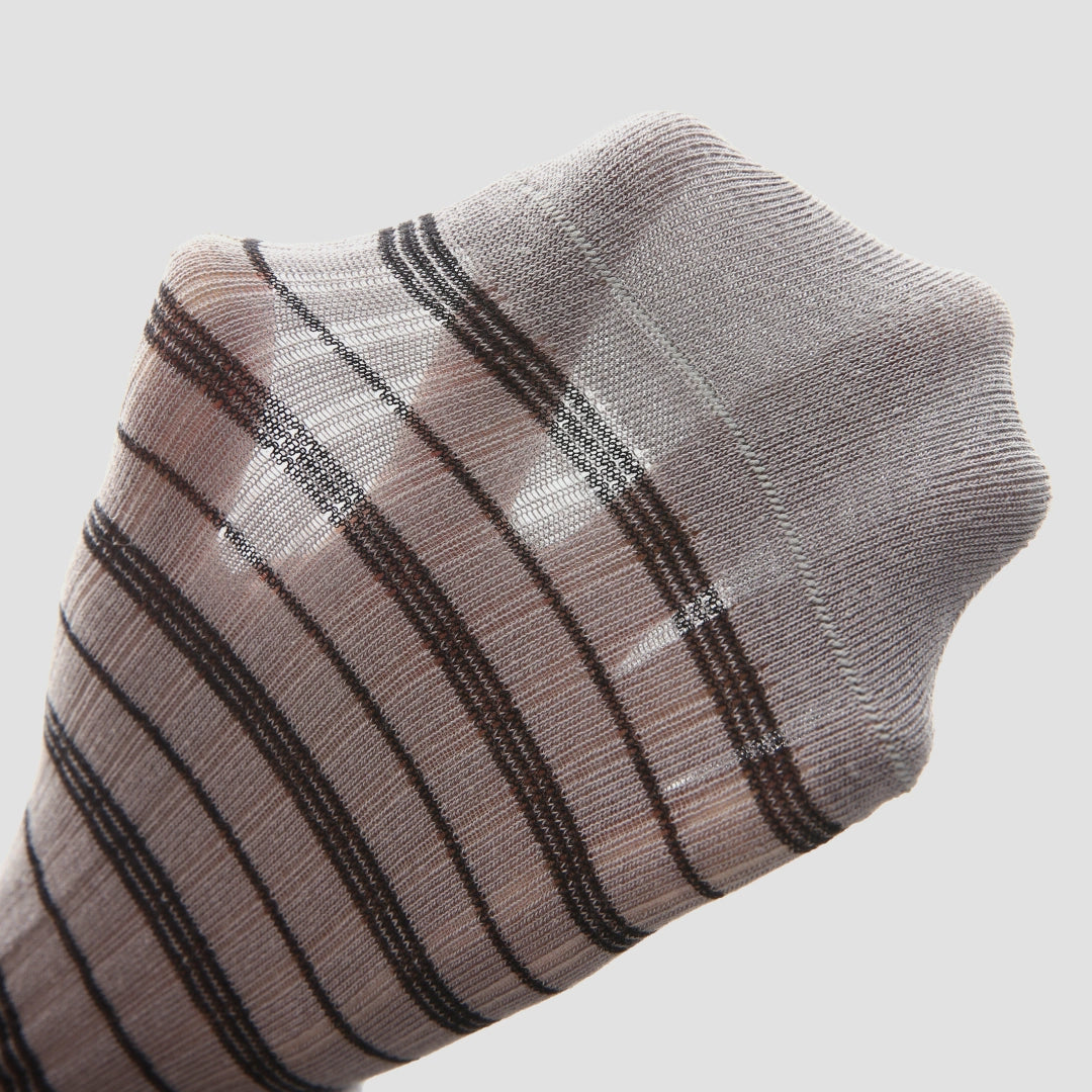 Women's Metallic Shimmer Mesh Crew Socks (3-Pack) - sock set showing breathable mesh comfort