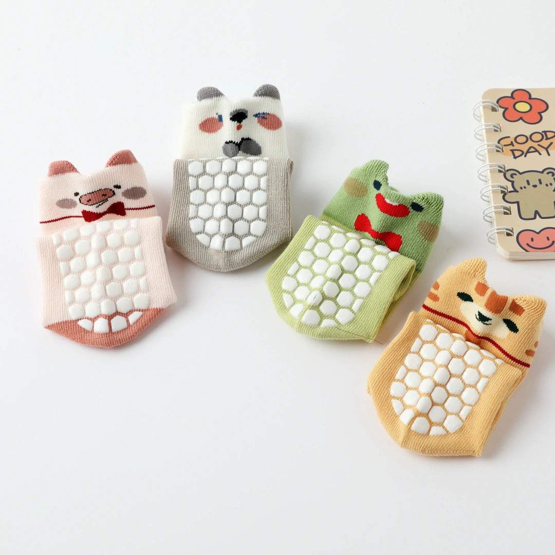 Baby’s Little Gentleman' Red Bow Tie Non-Slip 4-Pack