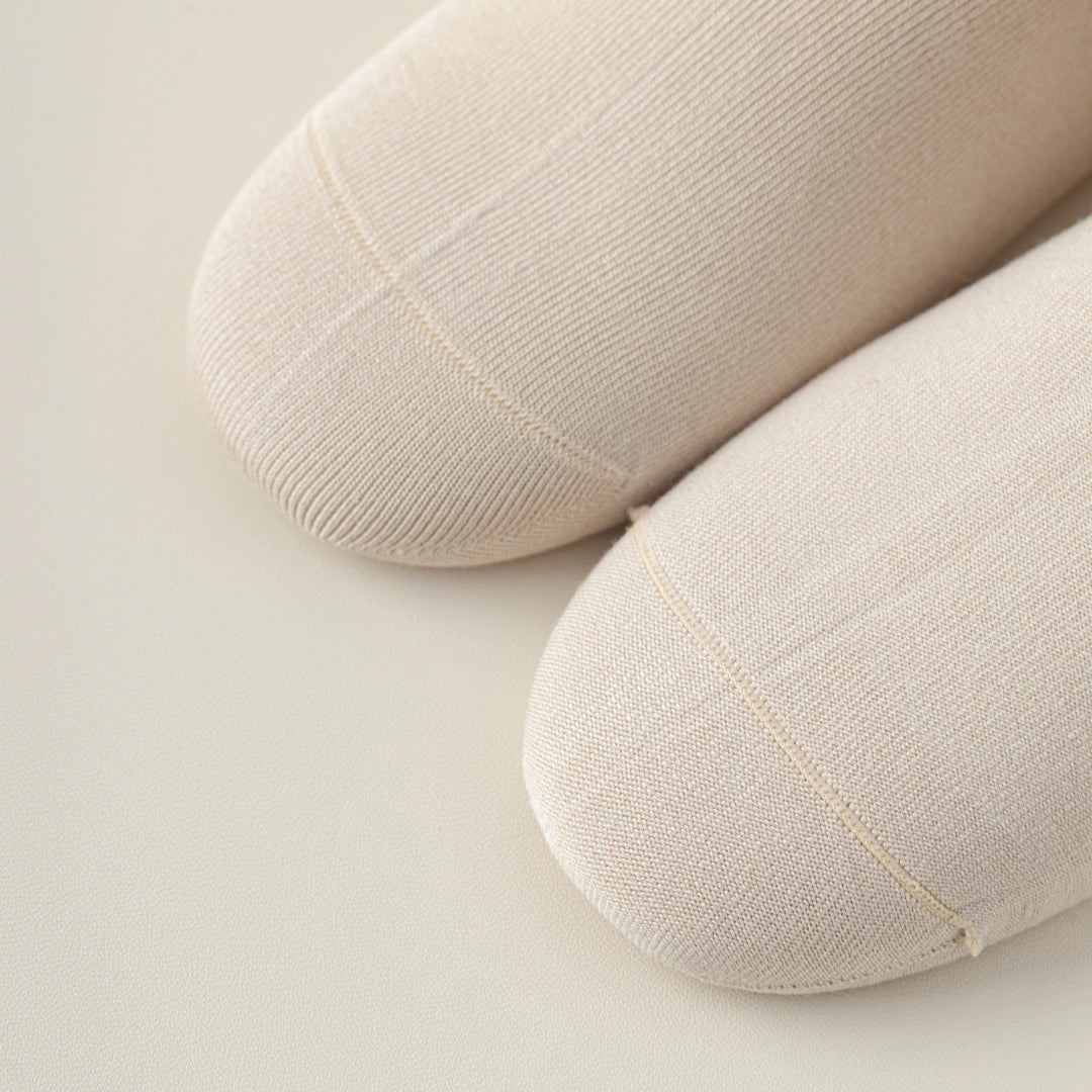 Women's 6" Modal & 6A Mulberry Silk Blend Crew Socks - product photo showing modal and mulberry silk comfort