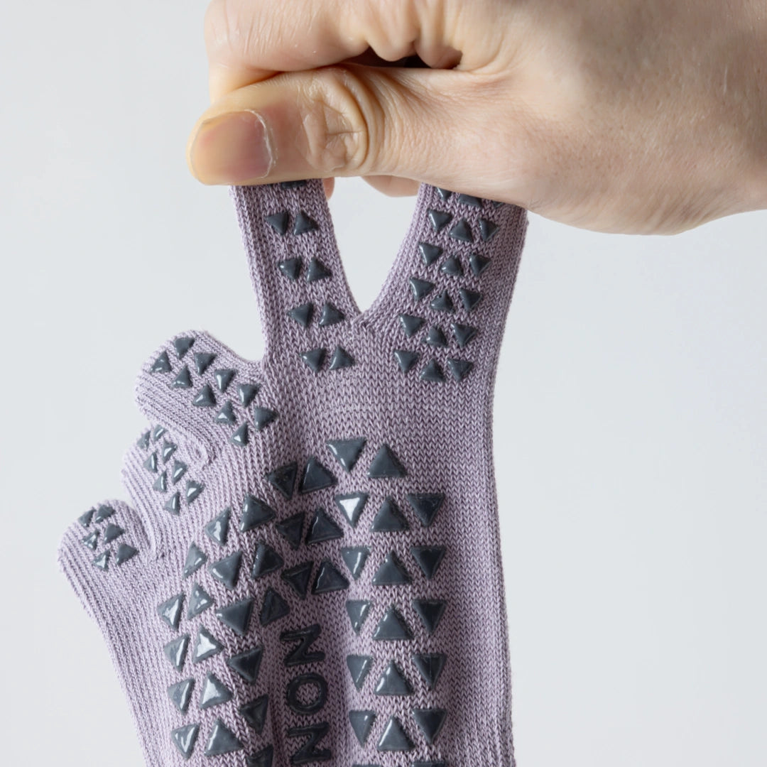 Women's 92% Mercerized Cotton Five-Toe Yoga Socks