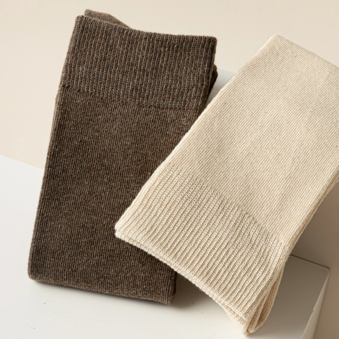 Women‘s 47.5% Wool Blend Thermal Knee-High Socks