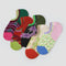 "Artisan Series" Women's 3D Jacquard No-Show Socks 5-Pack - sock set showing secure grip comfort