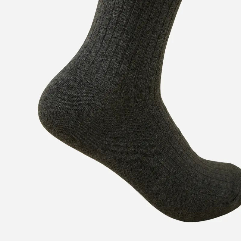 Men's Classic Ribbed Cotton Socks