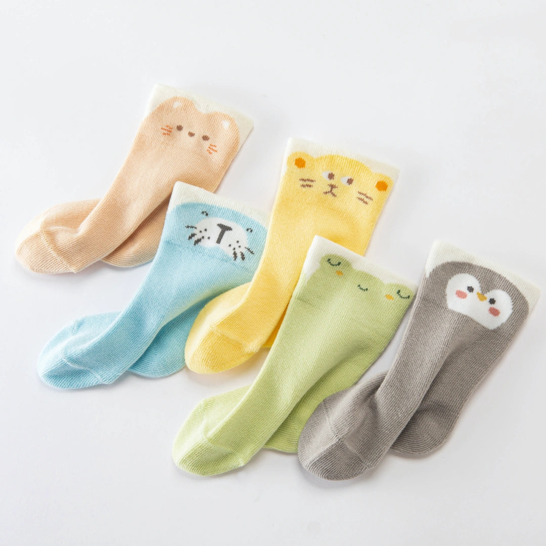 Baby’s Ultra-Soft Baby Cotton Animal Socks