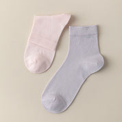 Women's 10% Silk & Modal Antibacterial Ankle Socks - product photo showing modal and mulberry silk comfort