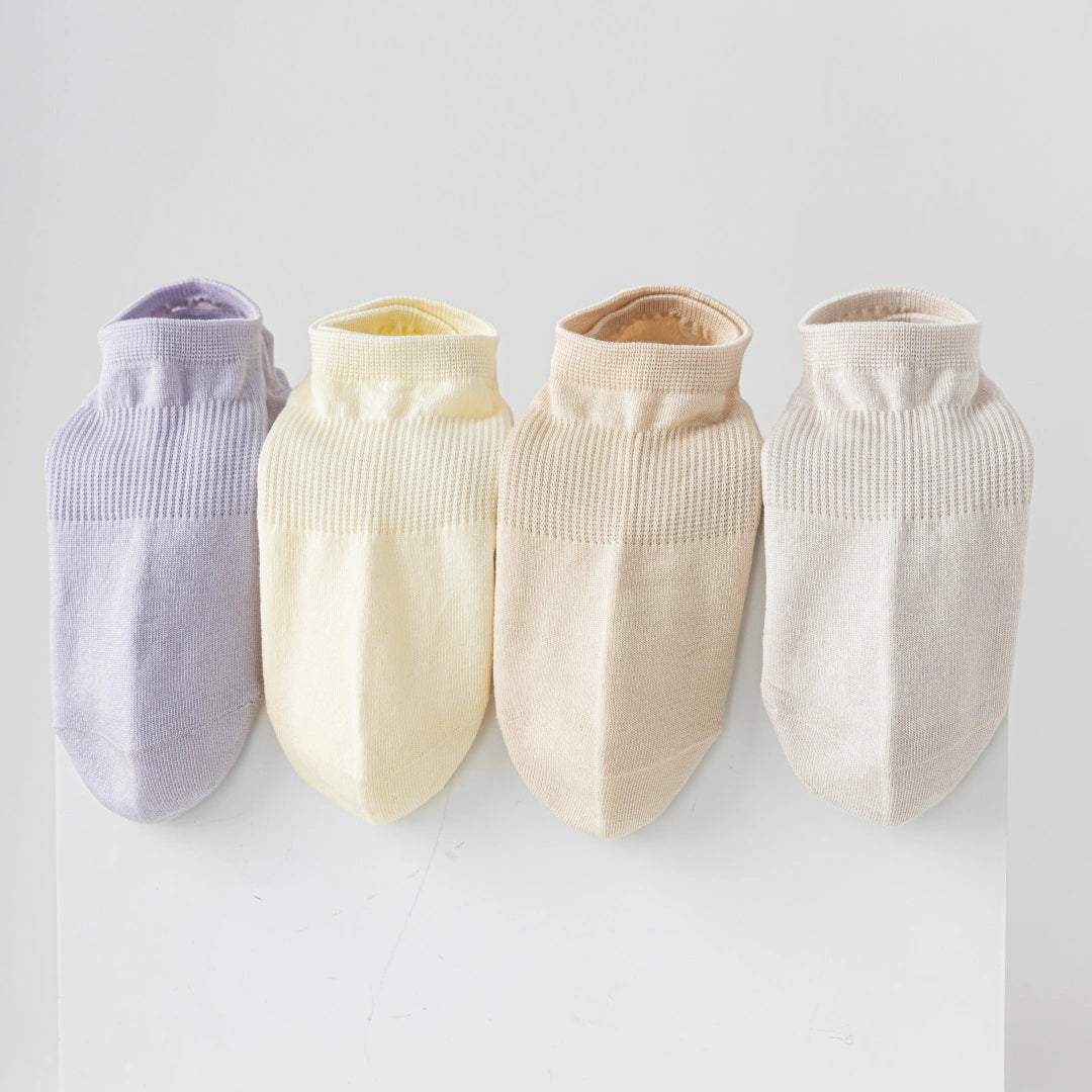Women's Silk Blend Cooling Invisible Socks