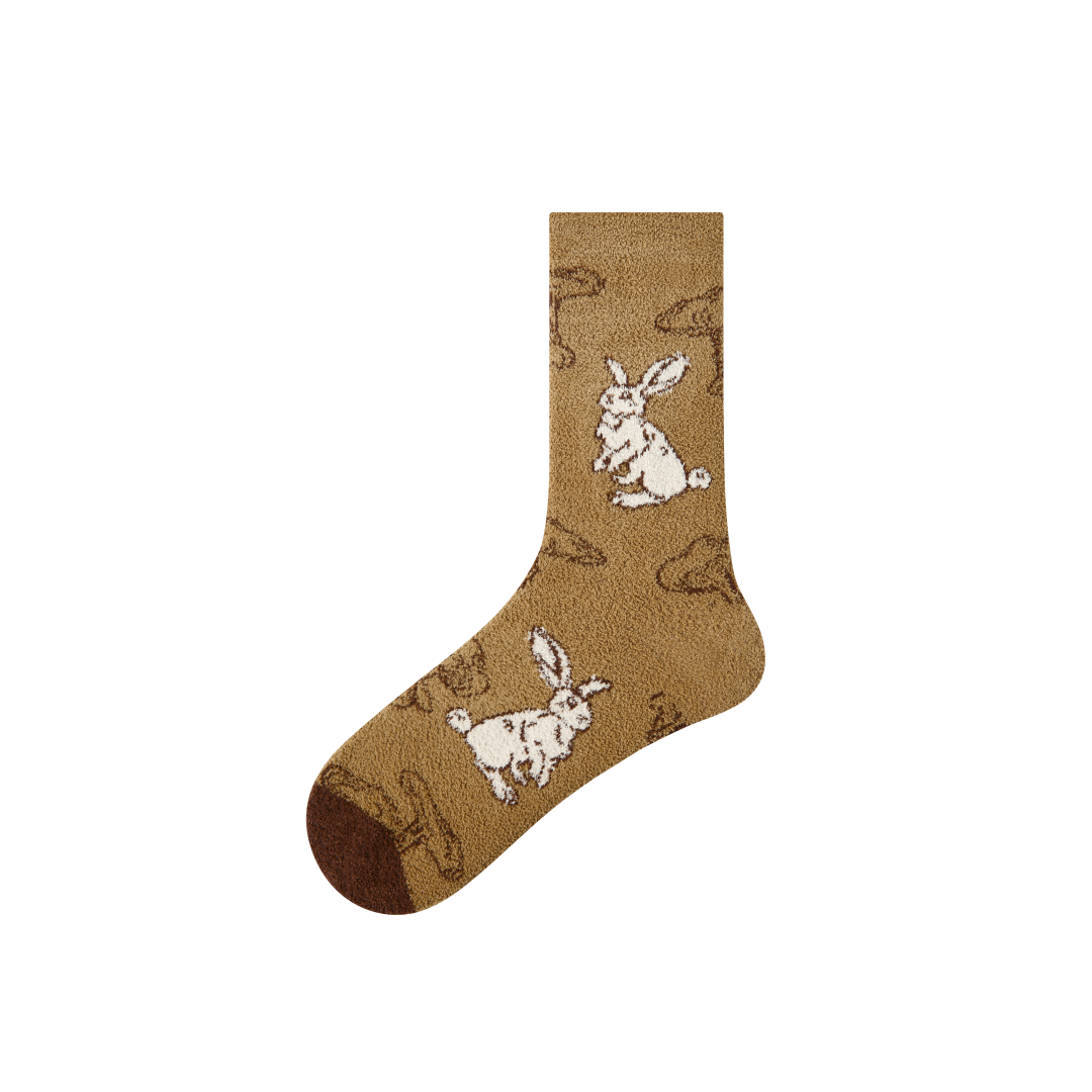 Fuzzy Bunny Socks