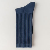 Men's 92% Cotton Ribbed Tall Crew Socks