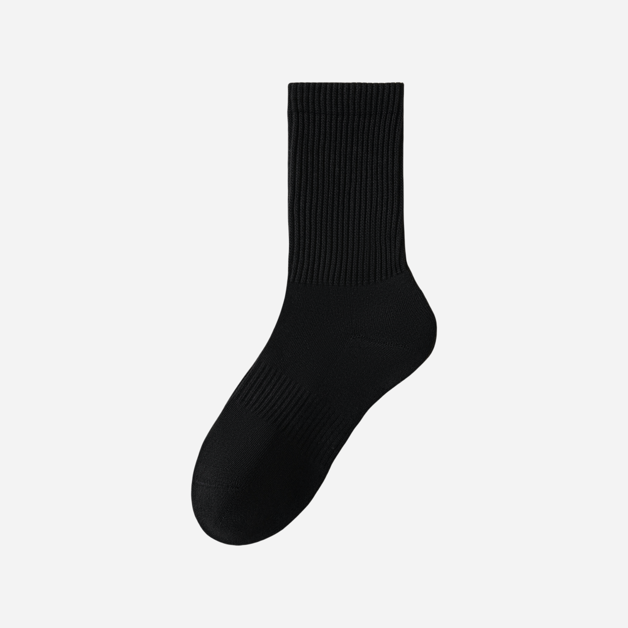 Women's Plush Terry Crew Socks-5 Pack