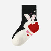 Kid's Sweet Woodland Animal Socks - 5 Pairs