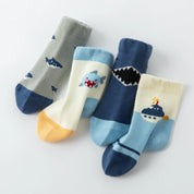 Baby’s Ocean Adventure Crew Socks 4-Pack