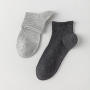 Men's 98% Cotton Breathable Mesh Ankle Socks - product photo showing breathable mesh comfort