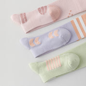 Professional Graduated Compression Terry Cushion Sports Socks - product photo showing cushioned comfort