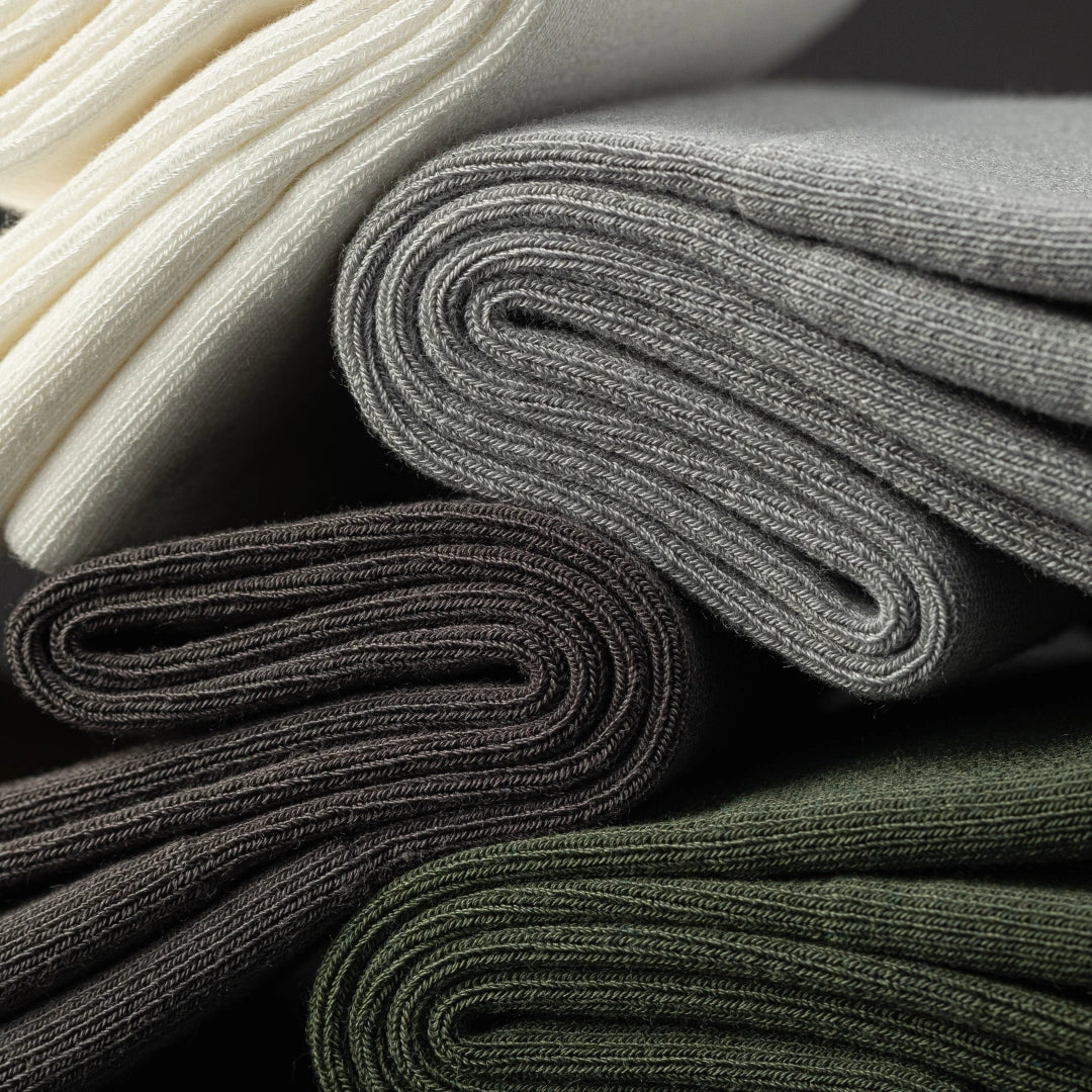 Men's 65% Modal & Mulberry Silk Blend Business Socks