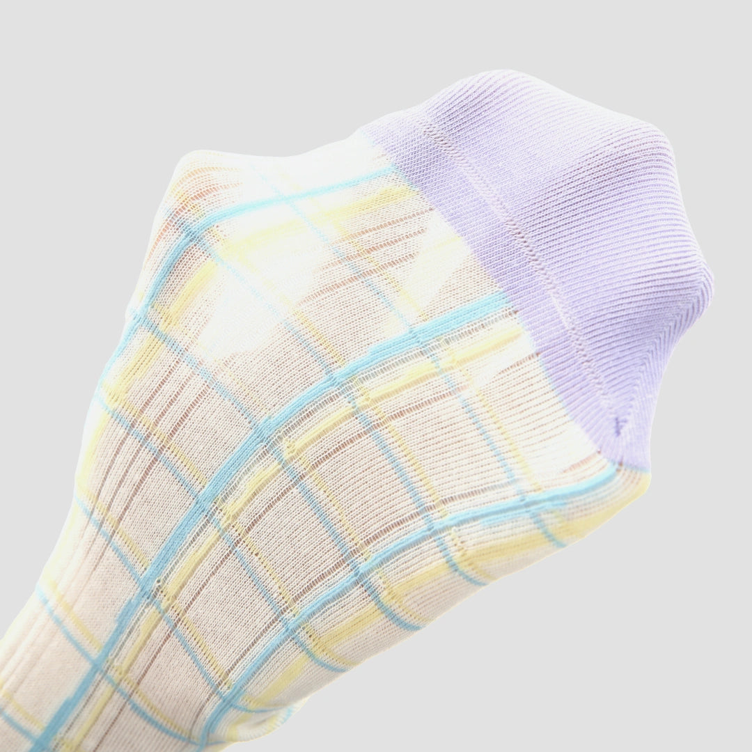 Women's Retro Modern Lurex Crew Socks (3-Pack) - sock set showing secure grip comfort