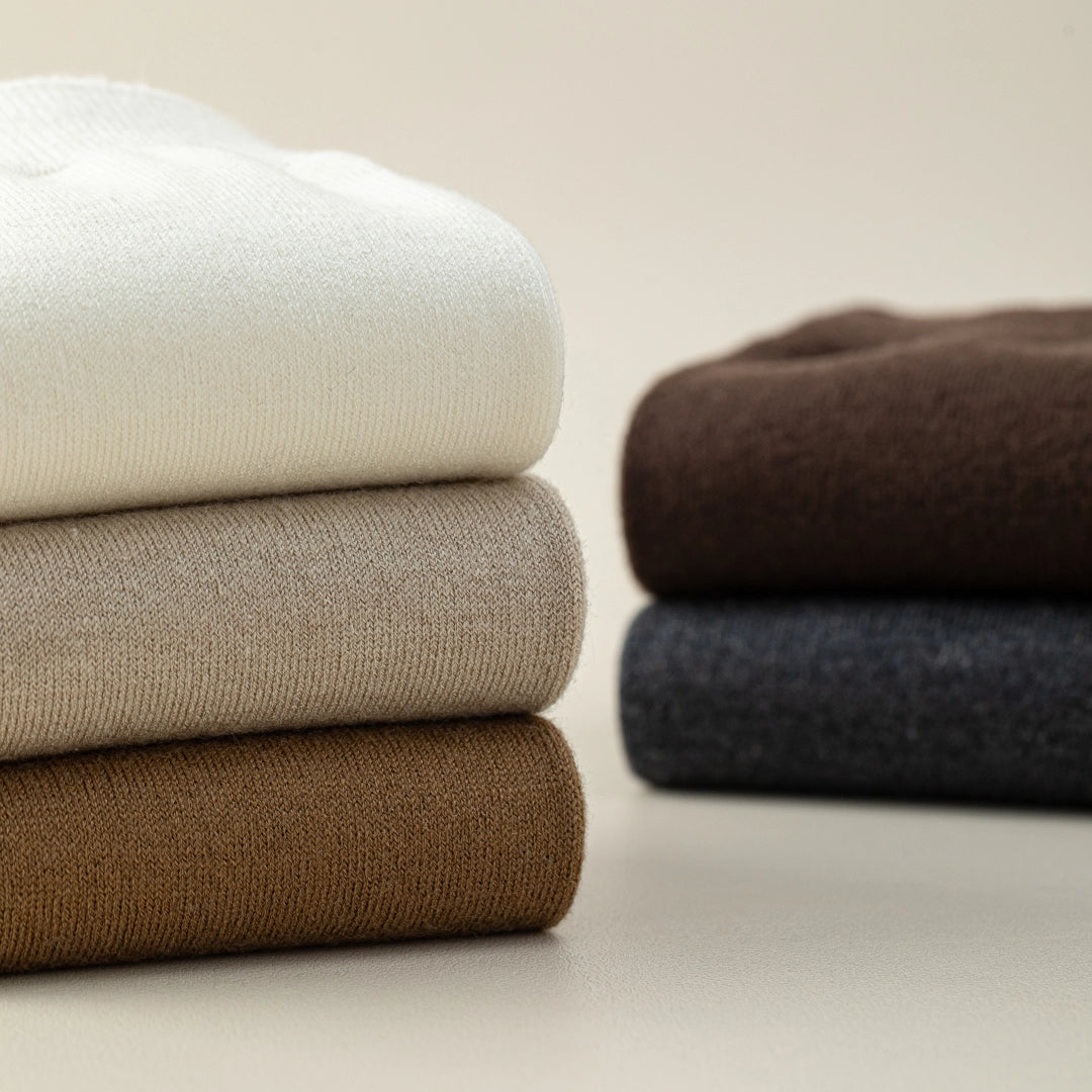 Men's Premium Wool & Silk Blend Dress Socks