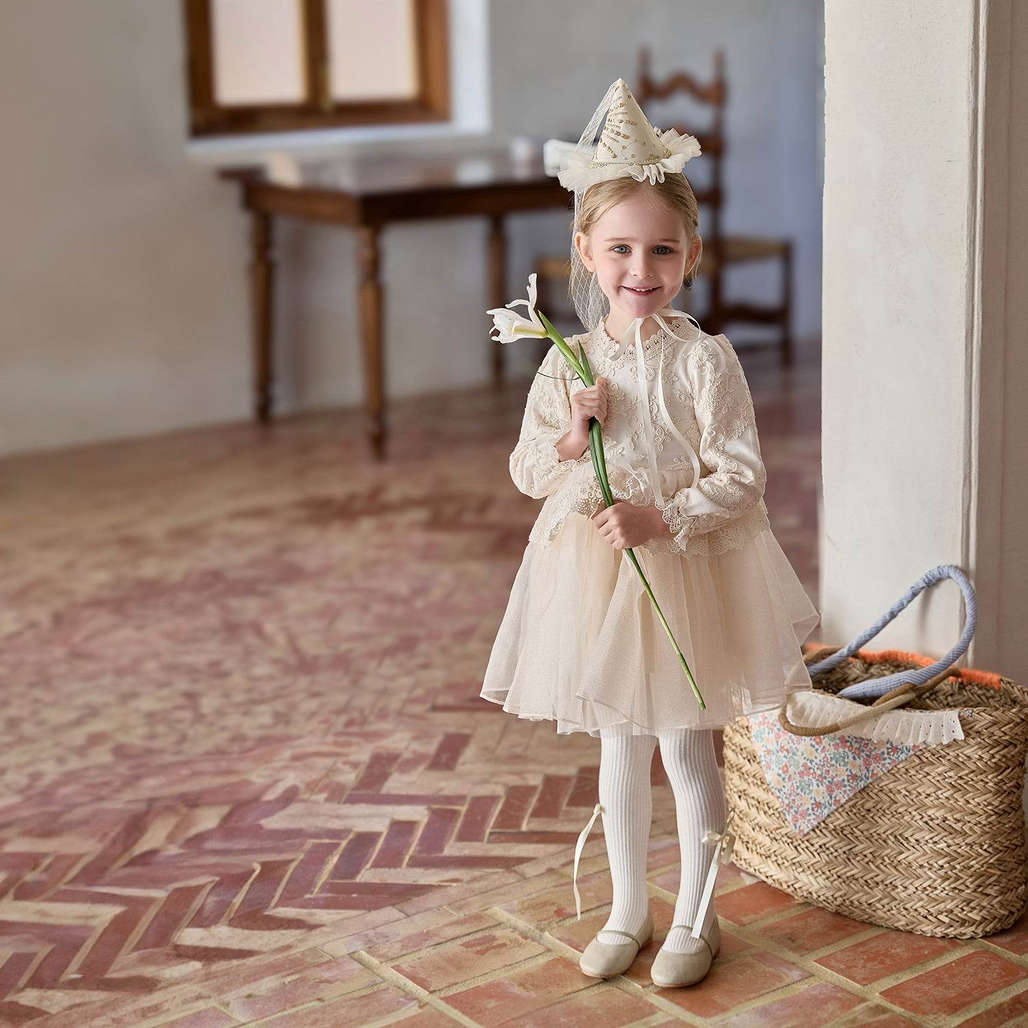 Babies' Princess Style Ribbed Tights -1 Pack - Weavasocks