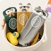 Baby’s Anti-Slip Knee Pad Crawling Socks 3-Pack