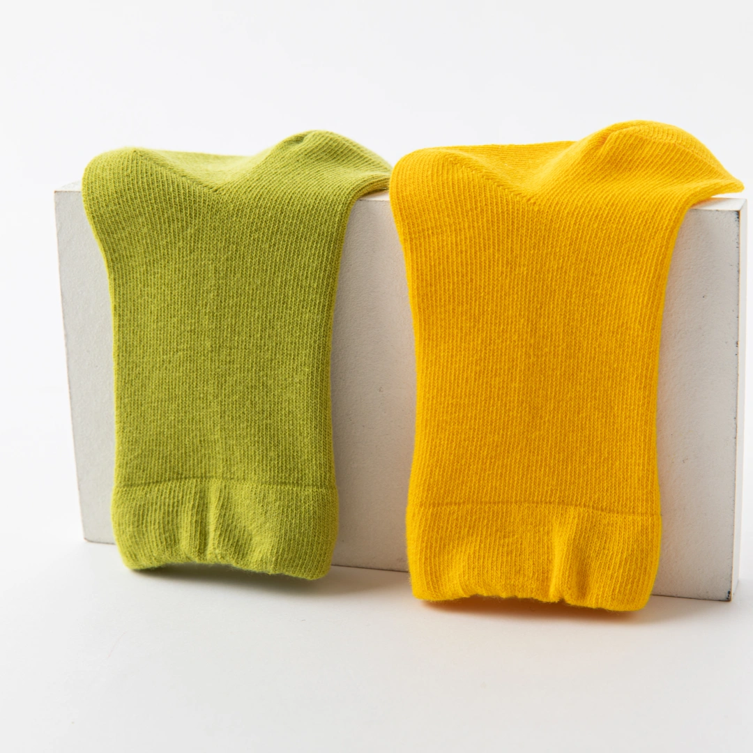 Baby’s Vibrant Candy Rolled Cuff Socks 4-Pack