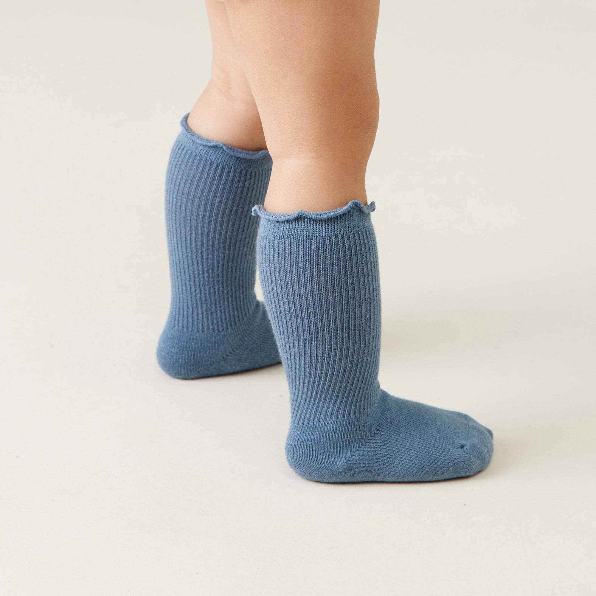 Babies The Ruffle Trim Ribbed Socks-4 pack - Weavasocks